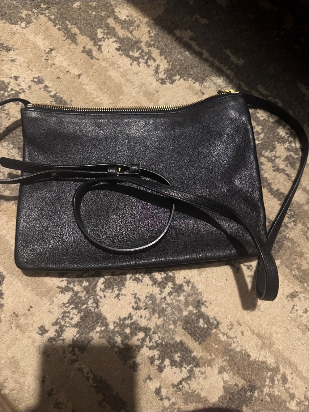 Celine, black leather trio